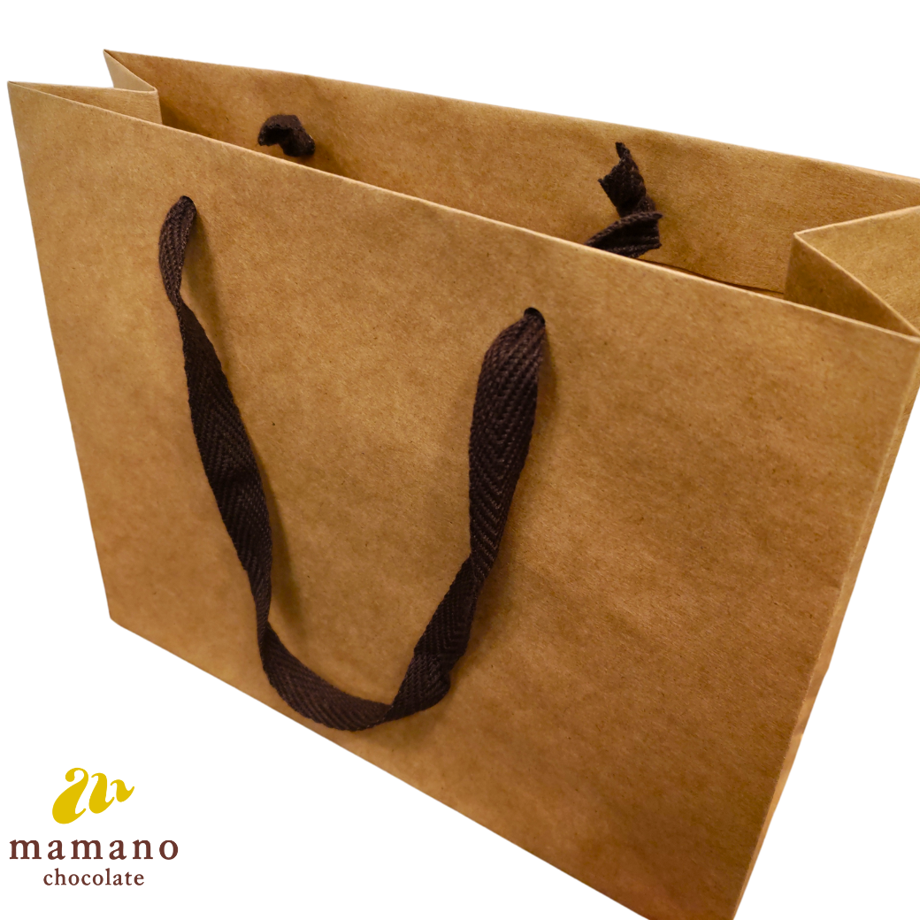 (大)無地茶手提げ袋