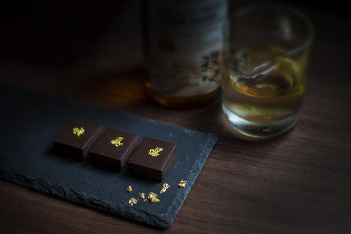 MAMANO CHOCOLATE released new chocolate ganach  with "Ichiro's malt chichibu the peated 2018".