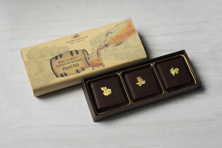 ママノチョコレート 父の日向けの第1弾商品として、イチローズモルトを使用した生チョコレートを発売