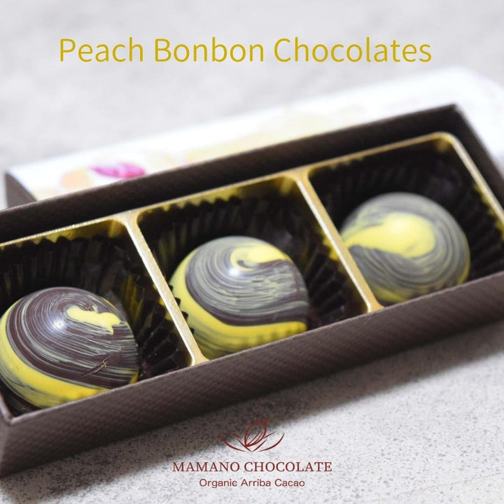 New products are coming! Peach Bonbon Chocolates - Natsu no kirameki (Summer Sparkle) - Orchard Yamato in Fukushima Prefecture