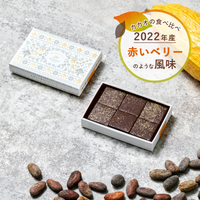 [Box of 6] “Red fruit (cacao produced in 2022)” God’s large raw chocolate