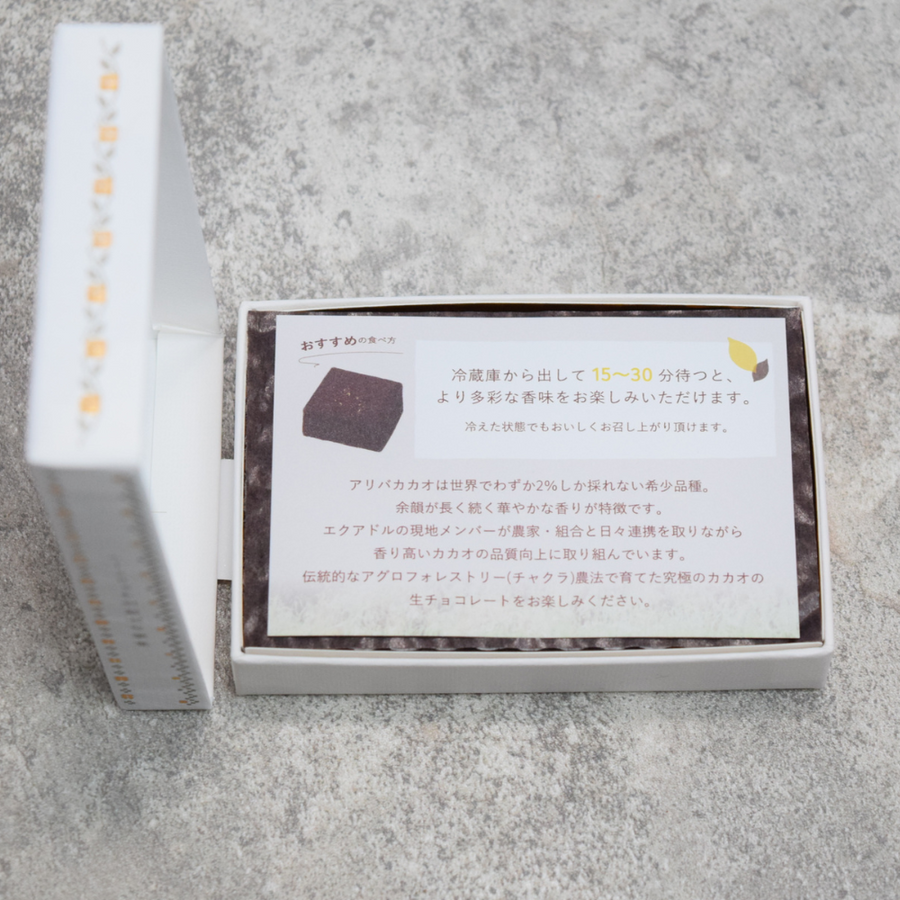 [Box of 6] “Red fruit (cacao produced in 2022)” God’s large raw chocolate